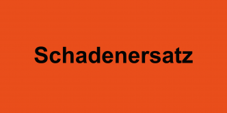 Schadenersatz